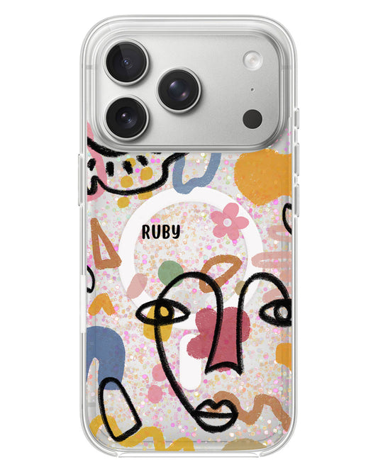 iPhone Glitter Case - Abstract 4.0