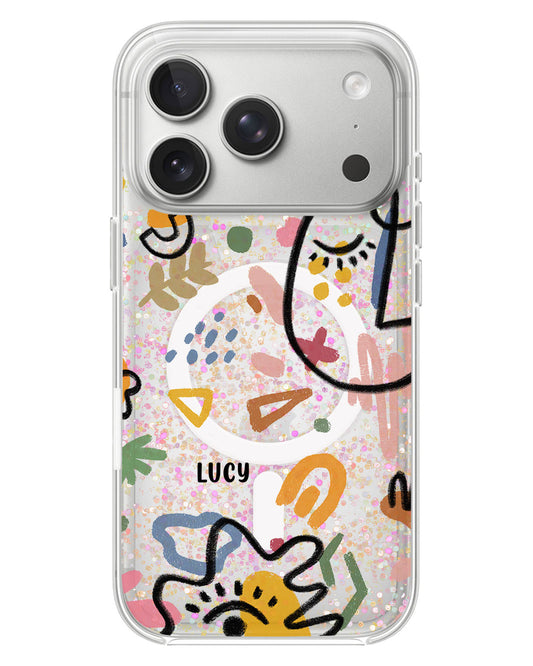 iPhone Glitter Case - Abstract 5.0