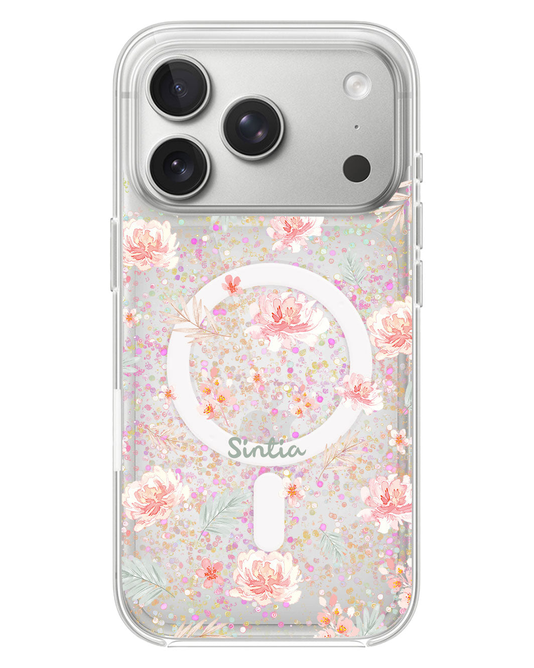 iPhone Glitter Case - Botanical Garden 4.0