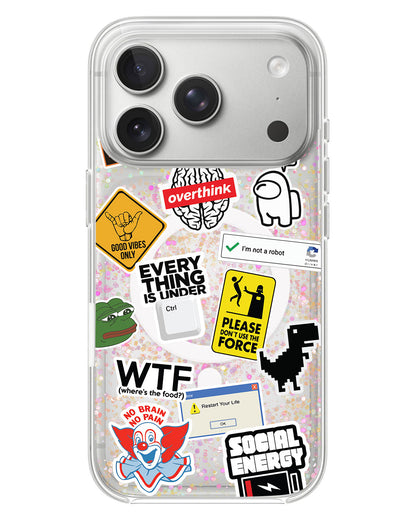 iPhone Glitter Case - Brand Parody 2.0