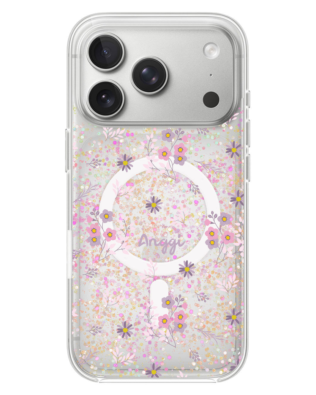 iPhone Glitter Case - Cherry Blossom