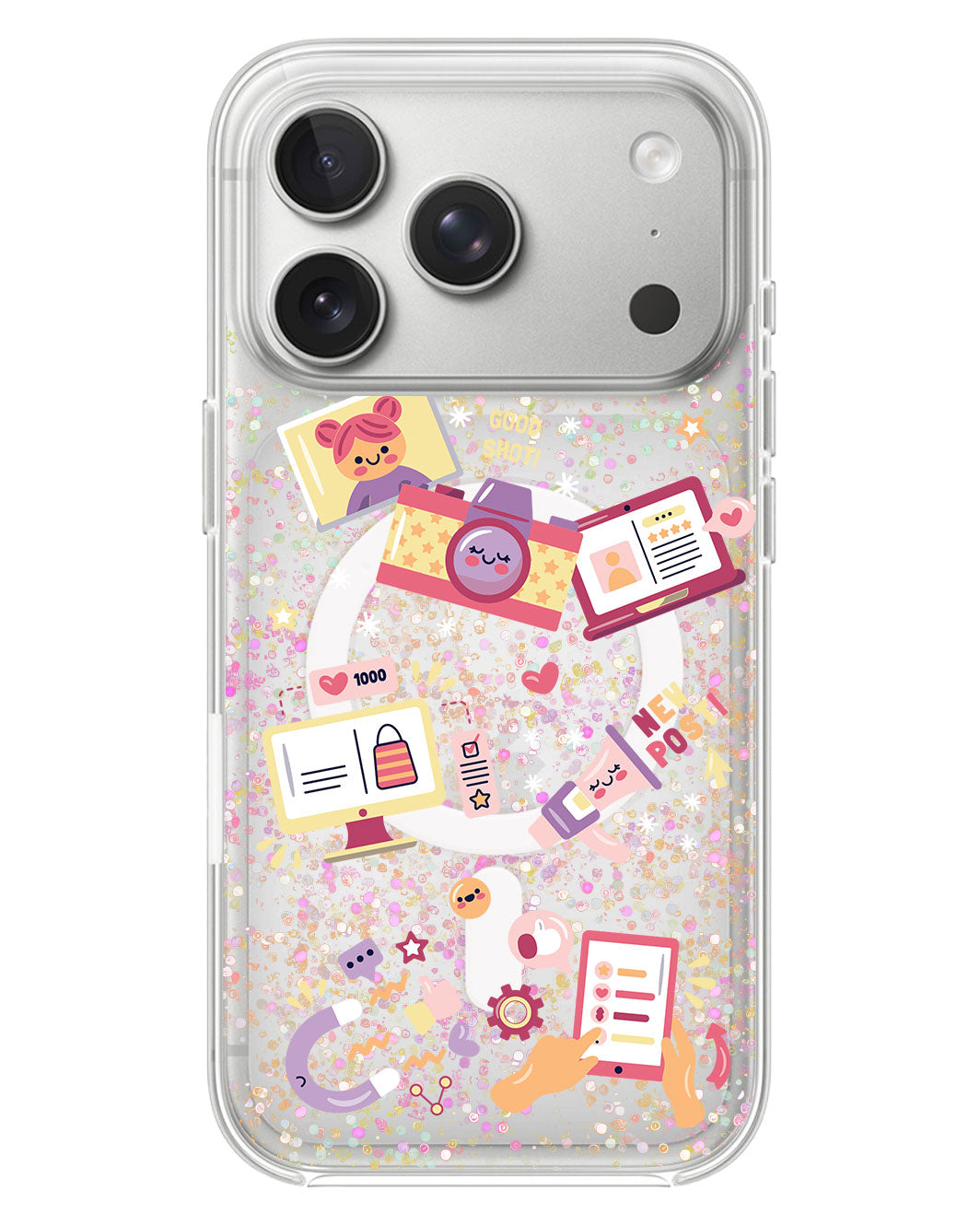 iPhone Glitter Case - Conten Creator