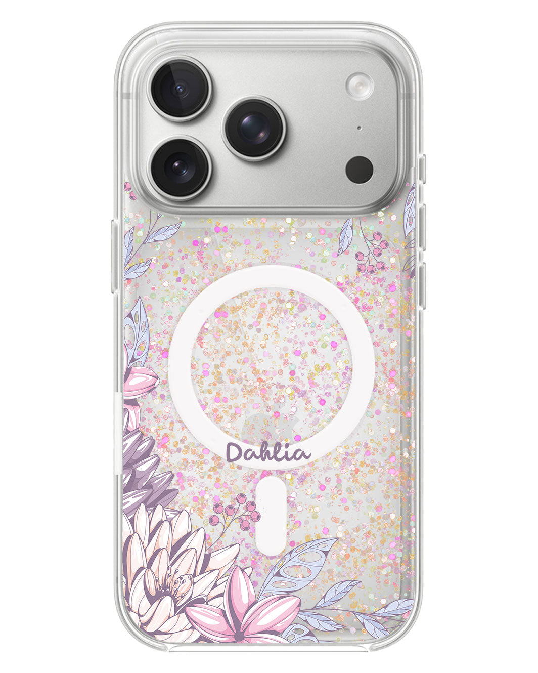 iPhone Glitter Case - Dahlia