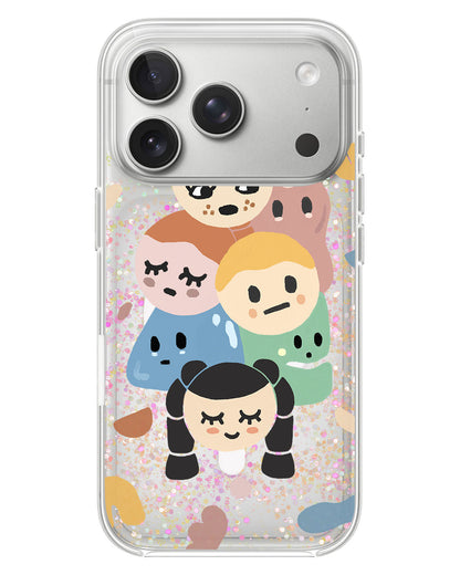iPhone Glitter Case - Doodle 1