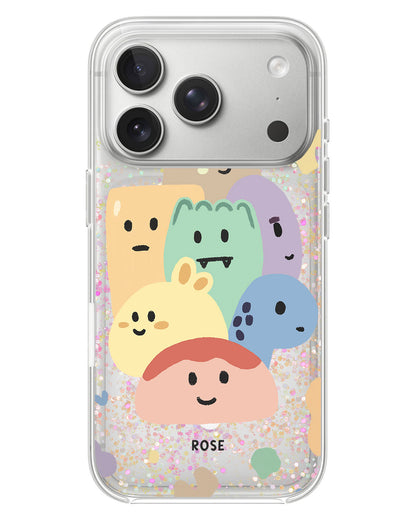 iPhone Glitter Case - Doodle 2