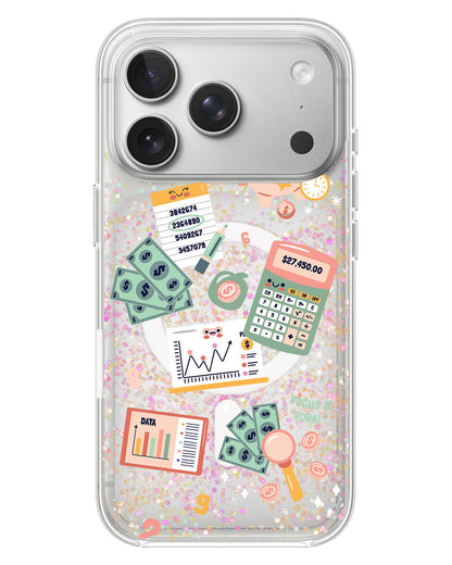 iPhone Glitter Case - Finance