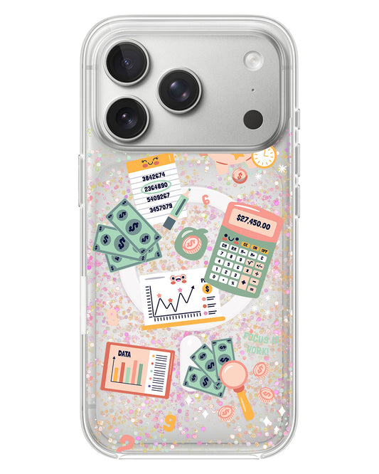 iPhone Glitter Case - Finance