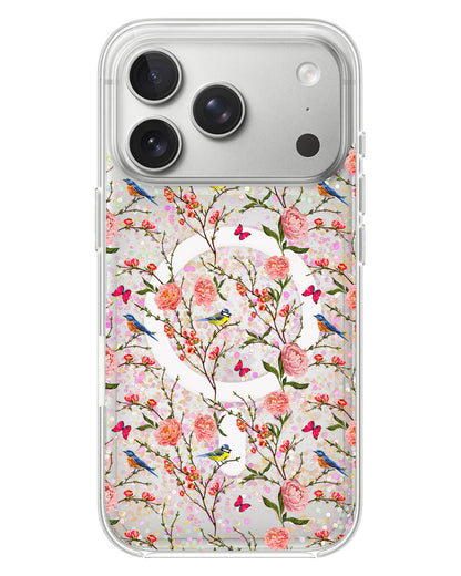 iPhone Glitter Case - Flora Gardenia