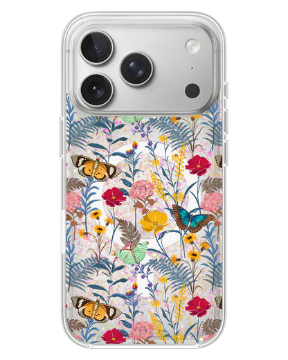iPhone Glitter Case - Flora Magnolia