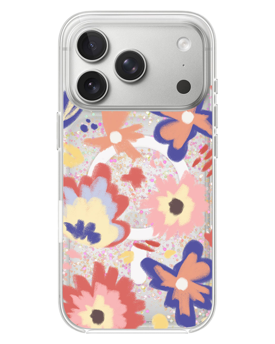 iPhone Glitter Case - Flower Lovers