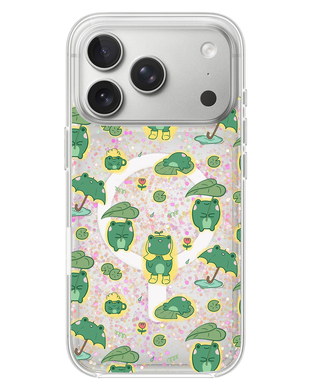 iPhone Glitter Case - Happy Rain