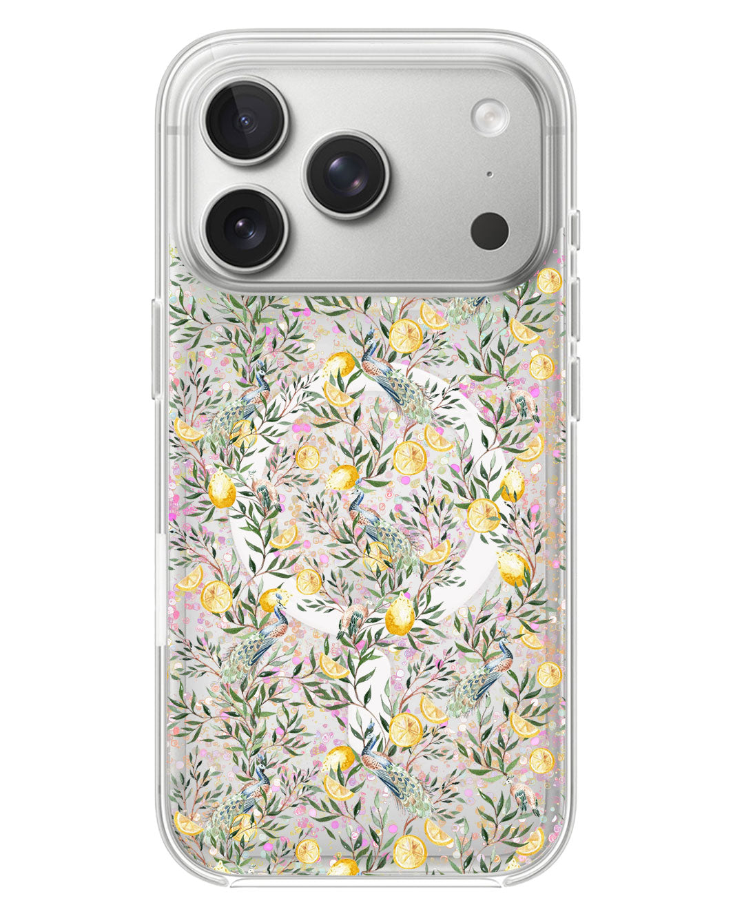 iPhone Glitter Case - Limone