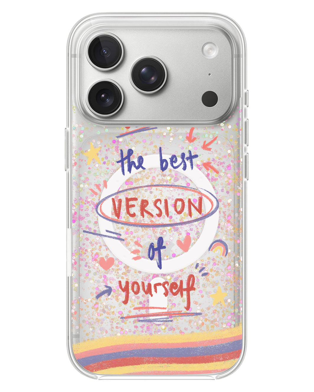 iPhone Glitter Case - Love Yourself