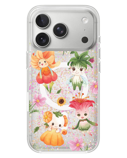 iPhone Glitter Case - Magical Garden
