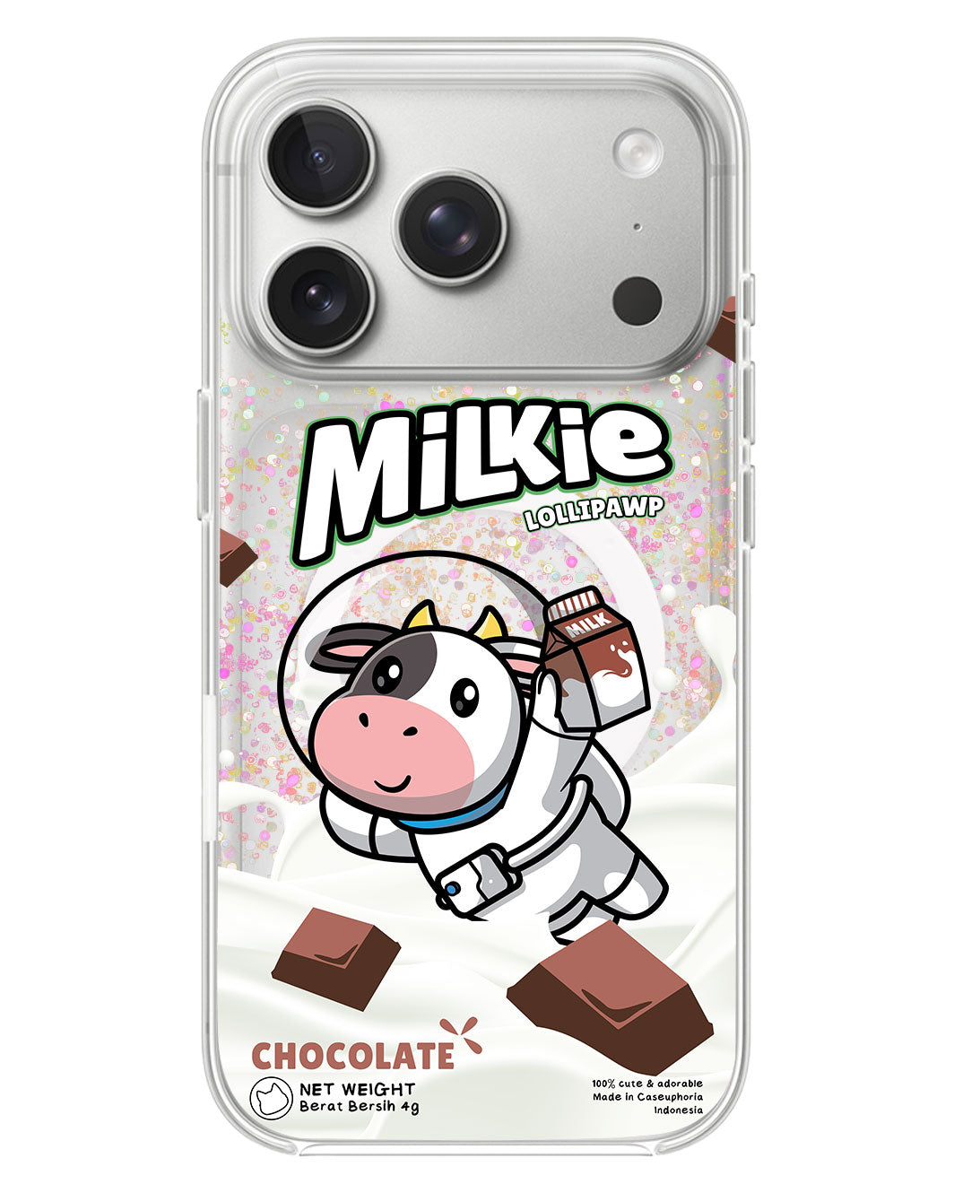 iPhone Glitter Case - Milkie