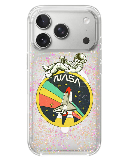 iPhone Glitter Case - Nasa