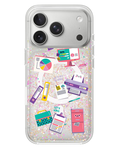iPhone Glitter Case - Officer
