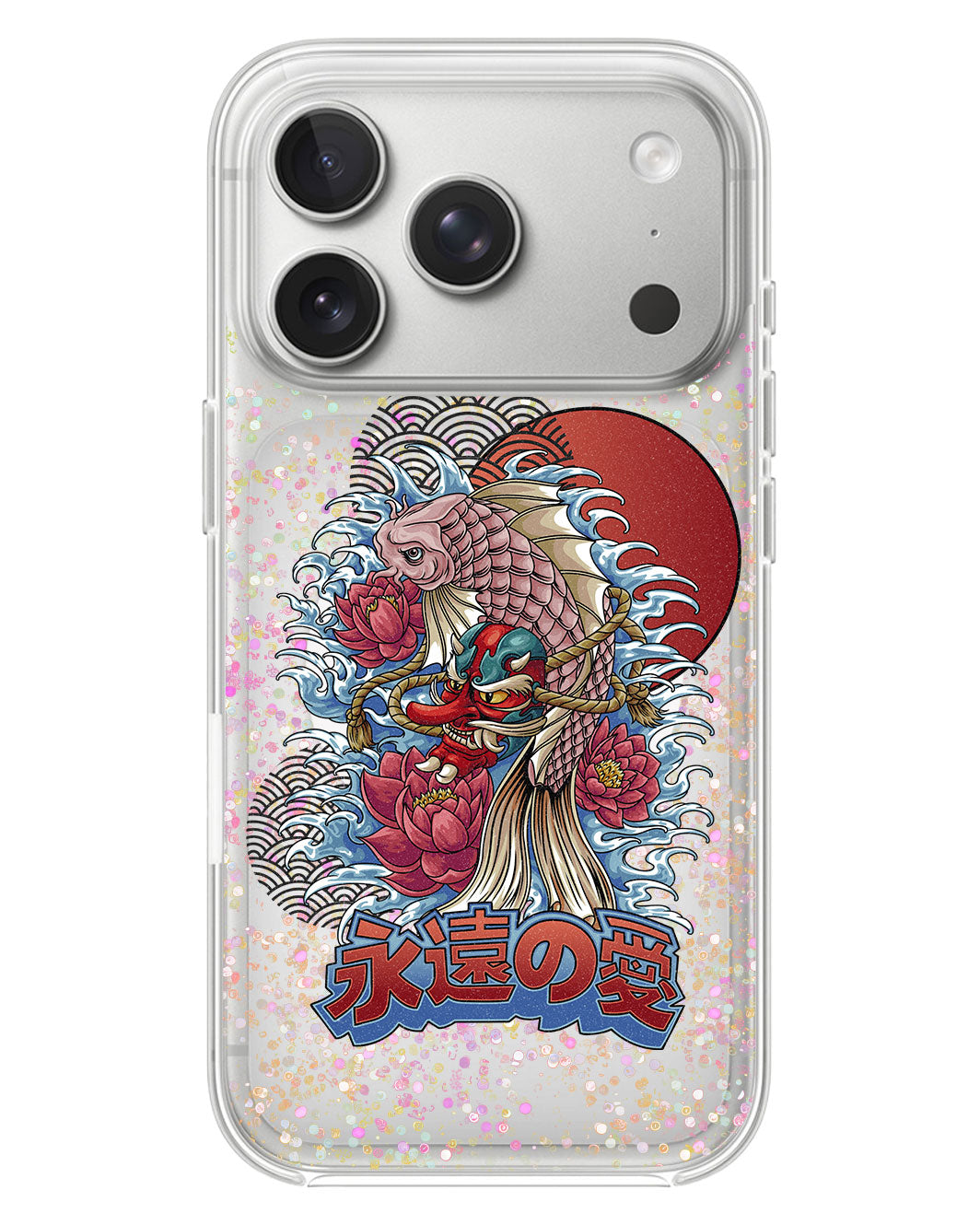 iPhone Glitter Case - Oni Koi
