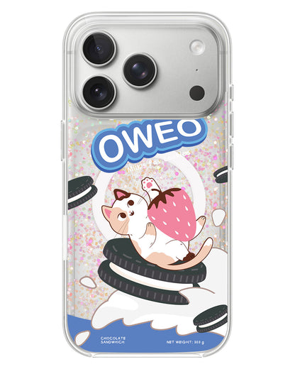 iPhone Glitter Case - Oweo Cat