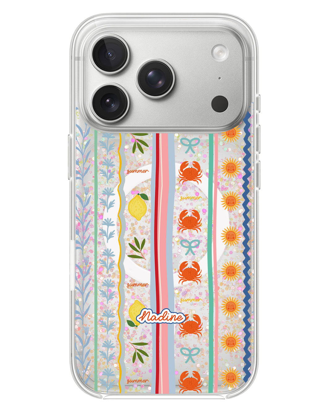 iPhone Glitter Case - Seaside Opulence 2.0