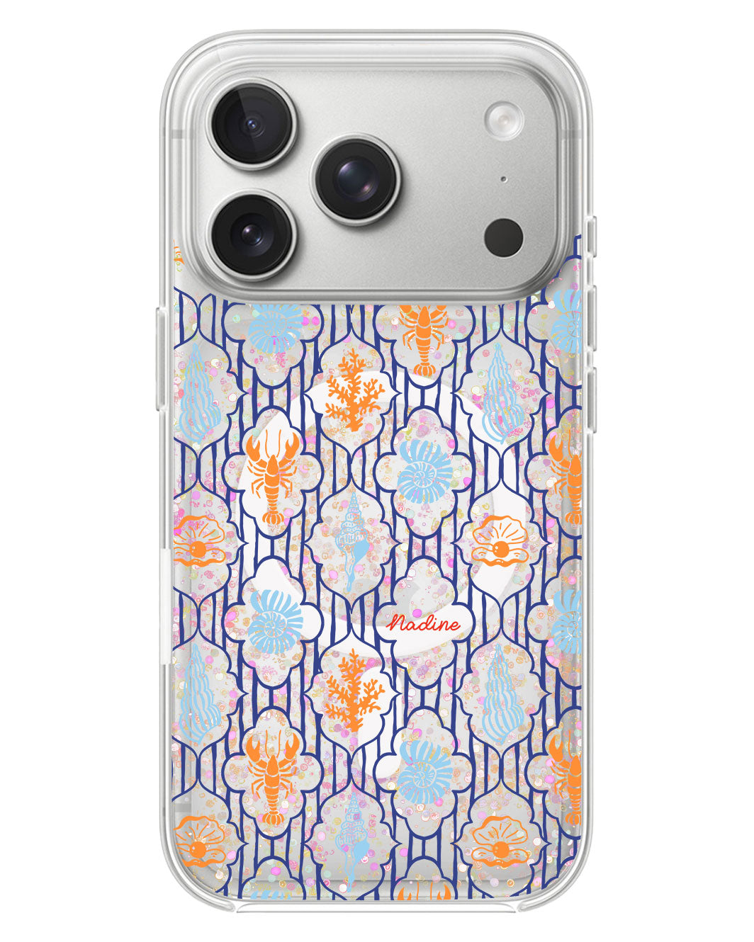 iPhone Glitter Case - Seaside Opulence 3.0