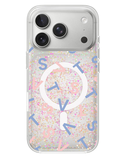 iPhone Glitter Case - Seventeen Monogram