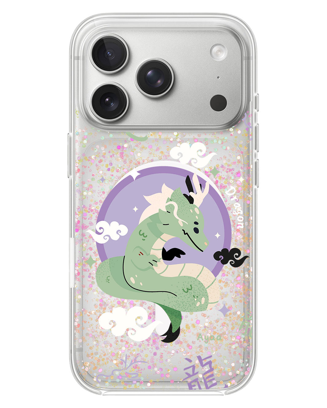 iPhone Glitter Case - Shio Dragon
