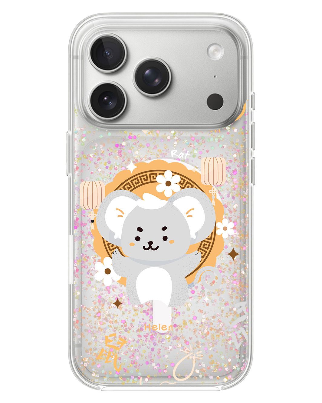 iPhone Glitter Case - Shio Rat