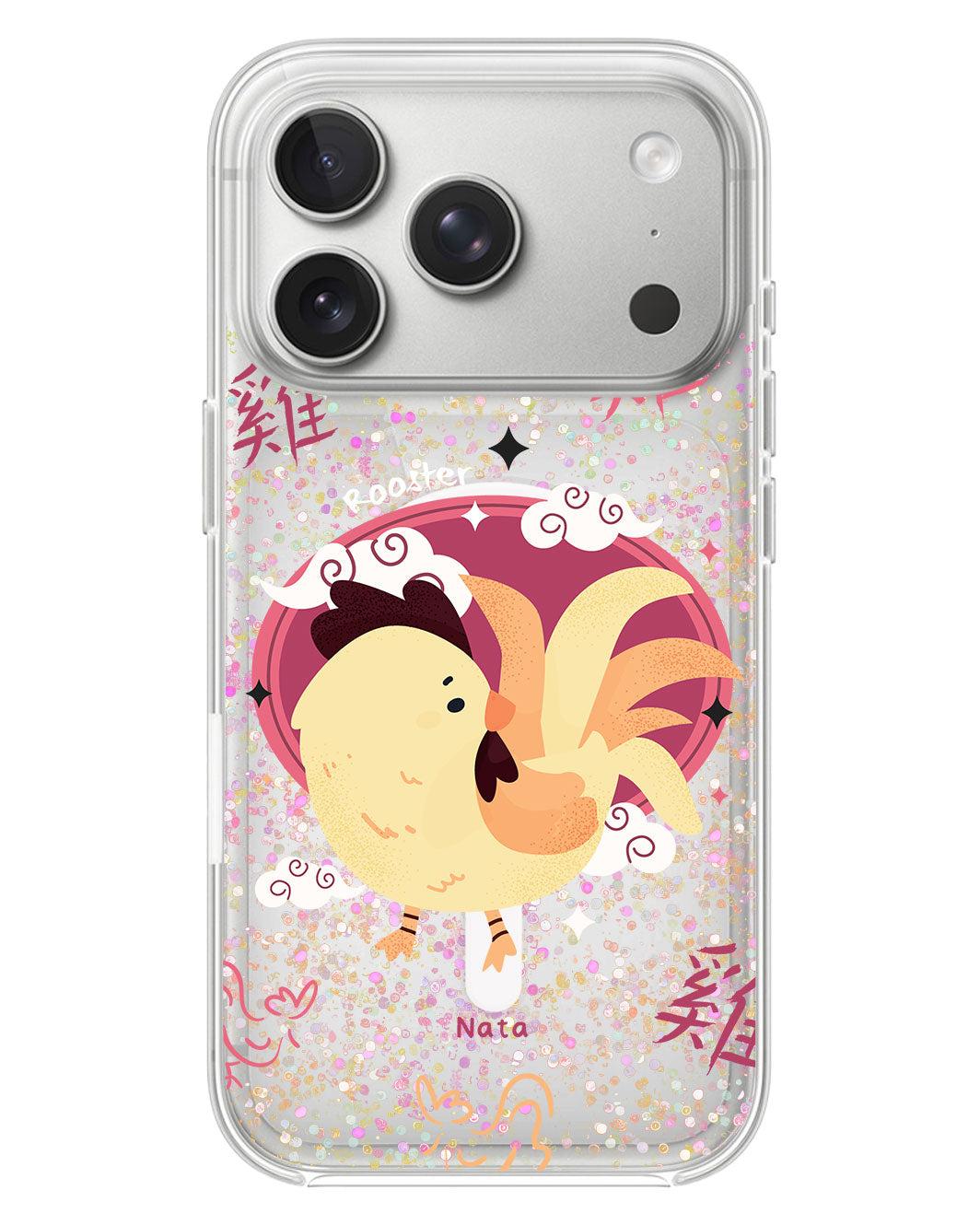iPhone Glitter Case - Shio Rooster