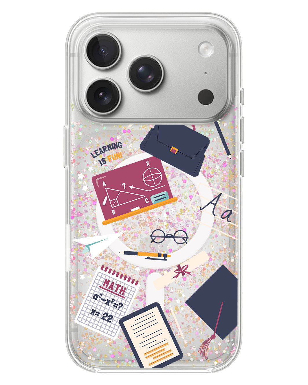 iPhone Glitter Case - Teacher