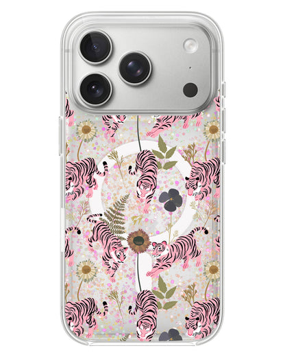 iPhone Glitter Case - Tigre Rosa
