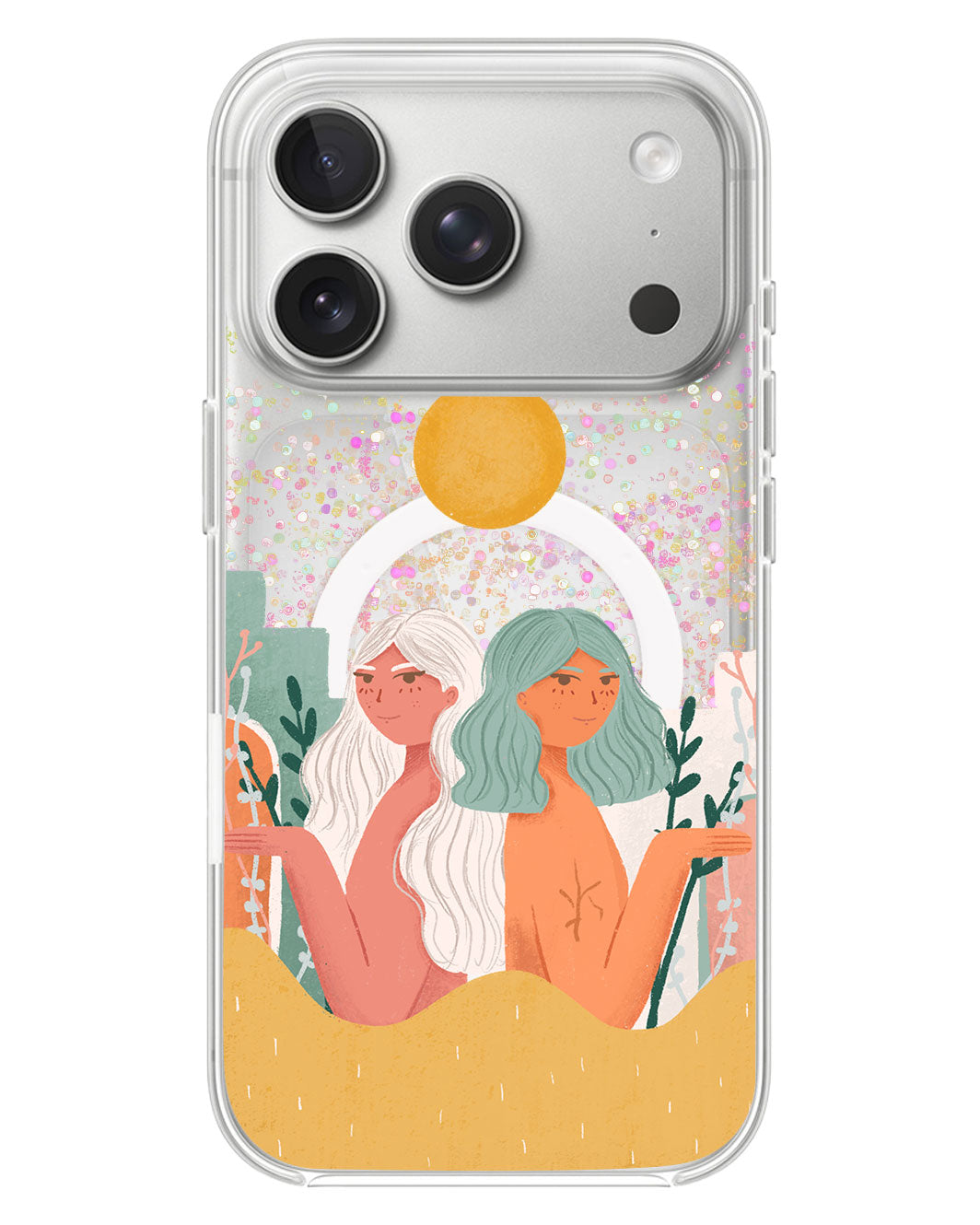 iPhone Glitter Case - We're Beautiful