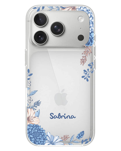 iPhone Rearguard Hybrid - Blue Florals