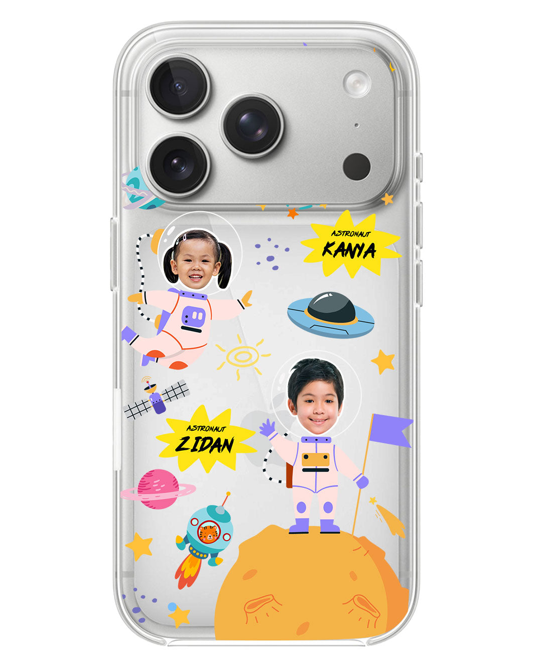 iPhone Rearguard Hybrid - Face Grid Dream Astronaut