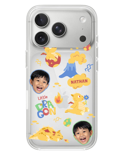 iPhone Rearguard Hybrid - Face Grid Little Dragon