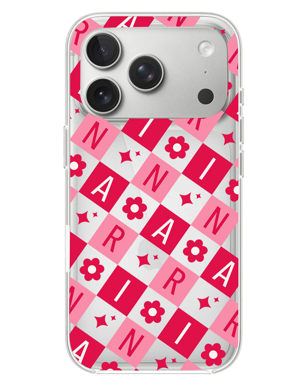 iPhone Rearguard Hybrid - CUSTOM MONOGRAM 3.0 Flower Grid 1.0