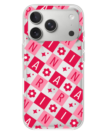 iPhone Rearguard Hybrid - CUSTOM MONOGRAM 3.0 Flower Grid 1.0