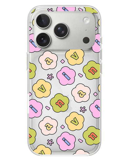 iPhone Rearguard Hybrid - CUSTOM MONOGRAM 3.0 FLOWER PETALS 1.0