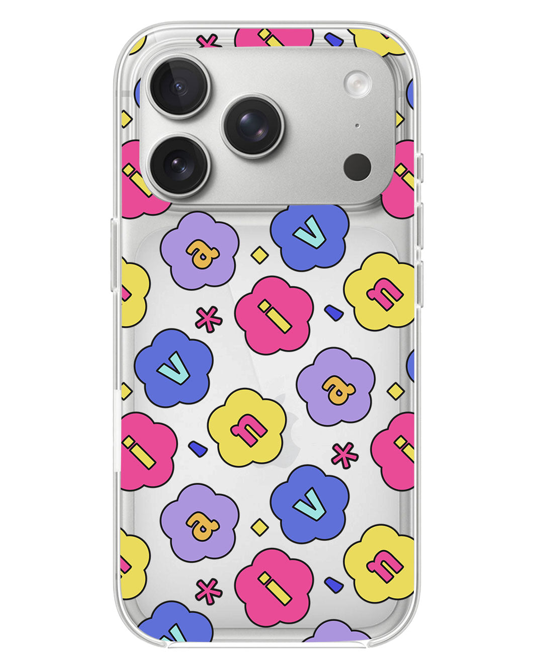 iPhone Rearguard Hybrid - CUSTOM MONOGRAM 3.0 FLOWER PETALS 2.0