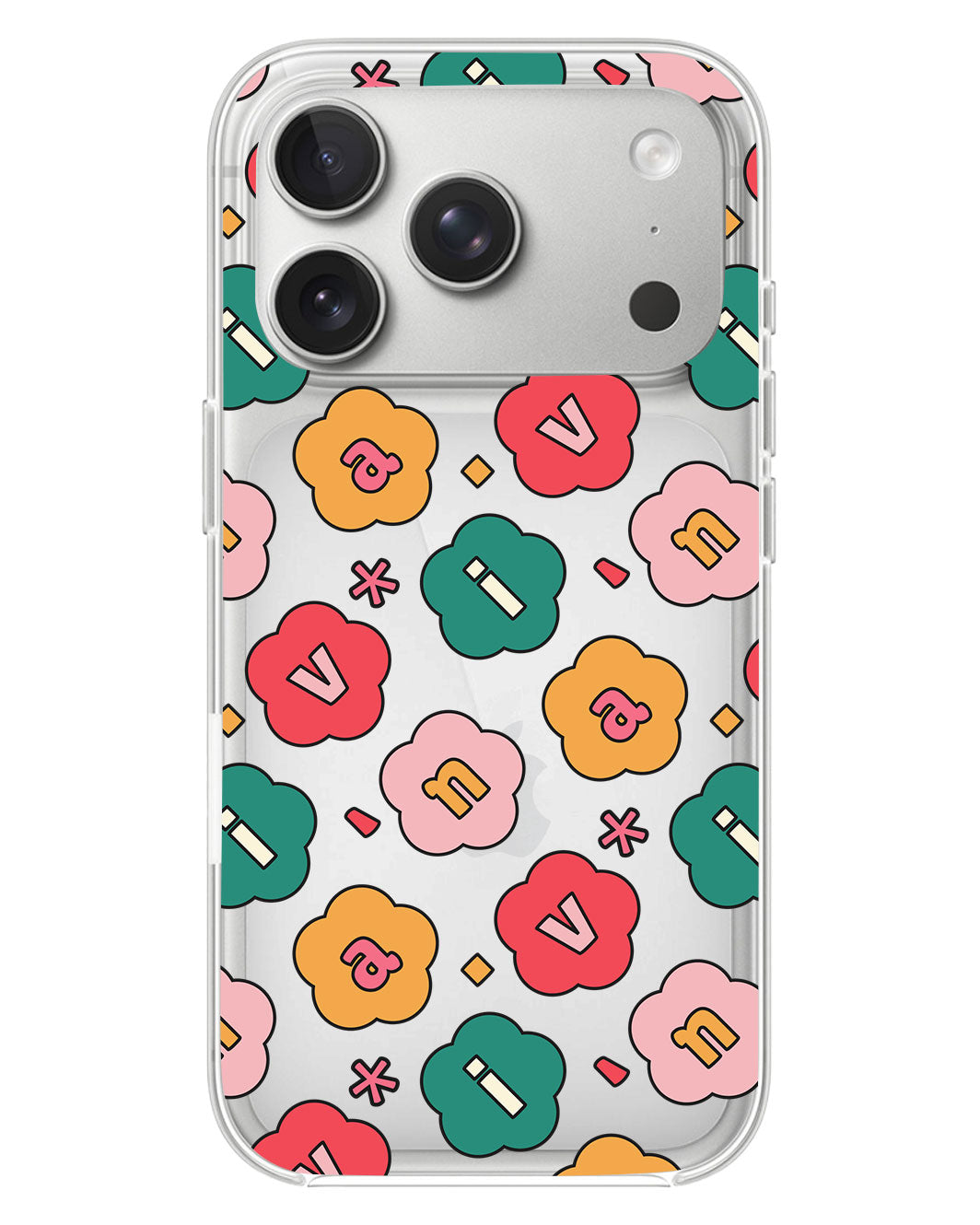 iPhone Rearguard Hybrid - CUSTOM MONOGRAM 3.0 FLOWER PETALS 3.0