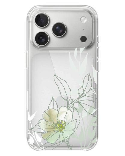 iPhone Rearguard Hybrid - Greenmint Lily