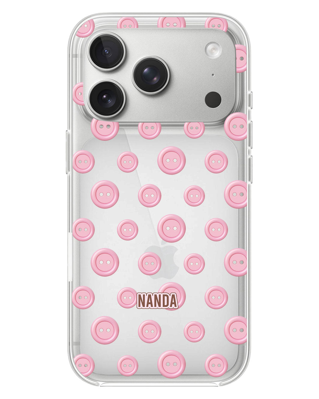 iPhone Rearguard Hybrid - Pink Buttons