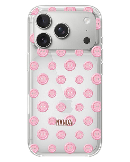 iPhone Rearguard Hybrid - Pink Buttons