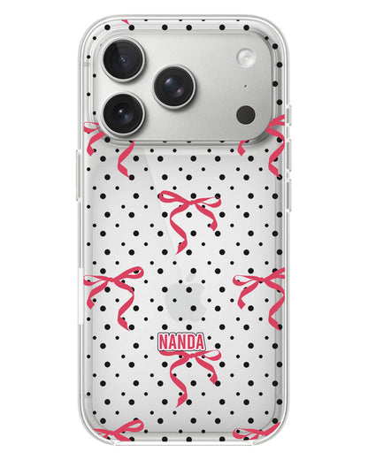 iPhone Rearguard Hybrid - Red Bows