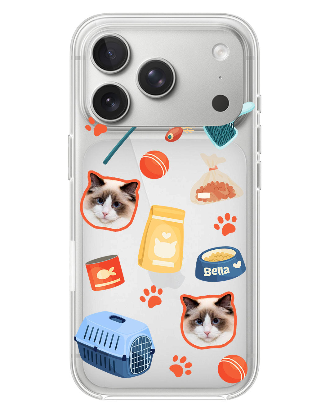 iPhone Rearguard Hybrid - Pet Grid Kitty Adventures