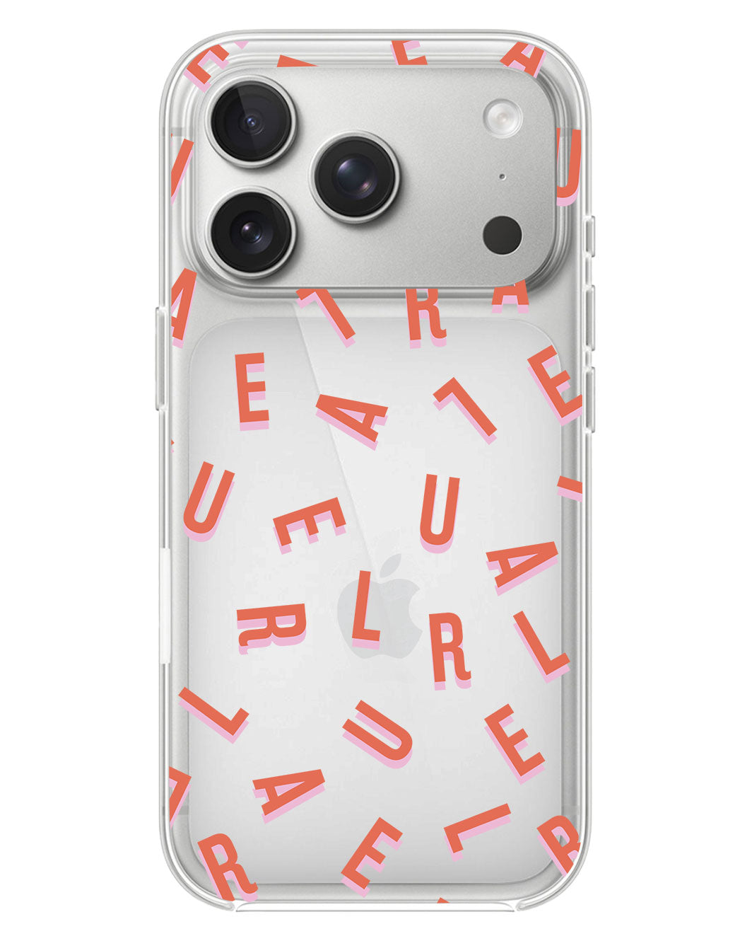 iPhone Rearguard Hybrid - CUSTOM MONOGRAM 1.0 Coral
