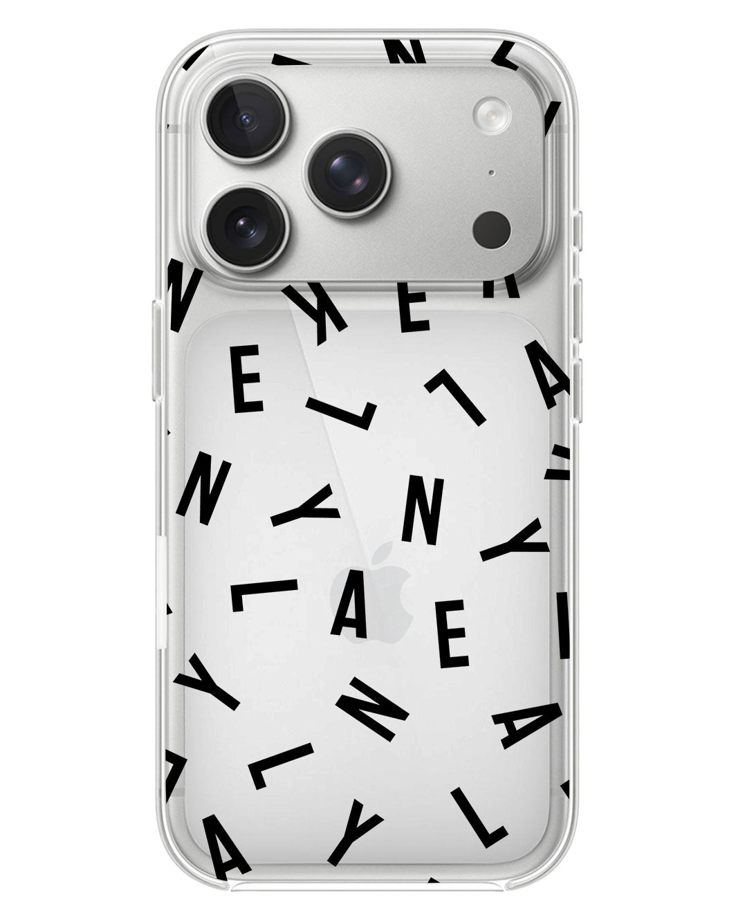 iPhone Rearguard Hybrid - CUSTOM MONOGRAM 1.0 Noir