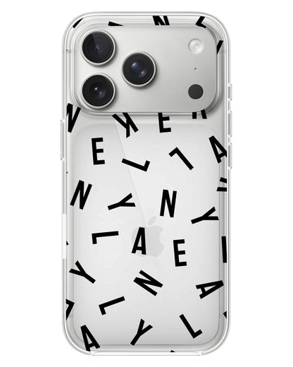 iPhone Rearguard Hybrid - CUSTOM MONOGRAM 1.0 Noir