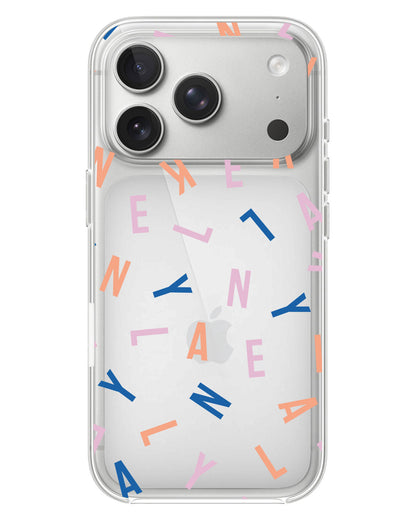 iPhone Rearguard Hybrid - CUSTOM MONOGRAM 1.0 Rainbow