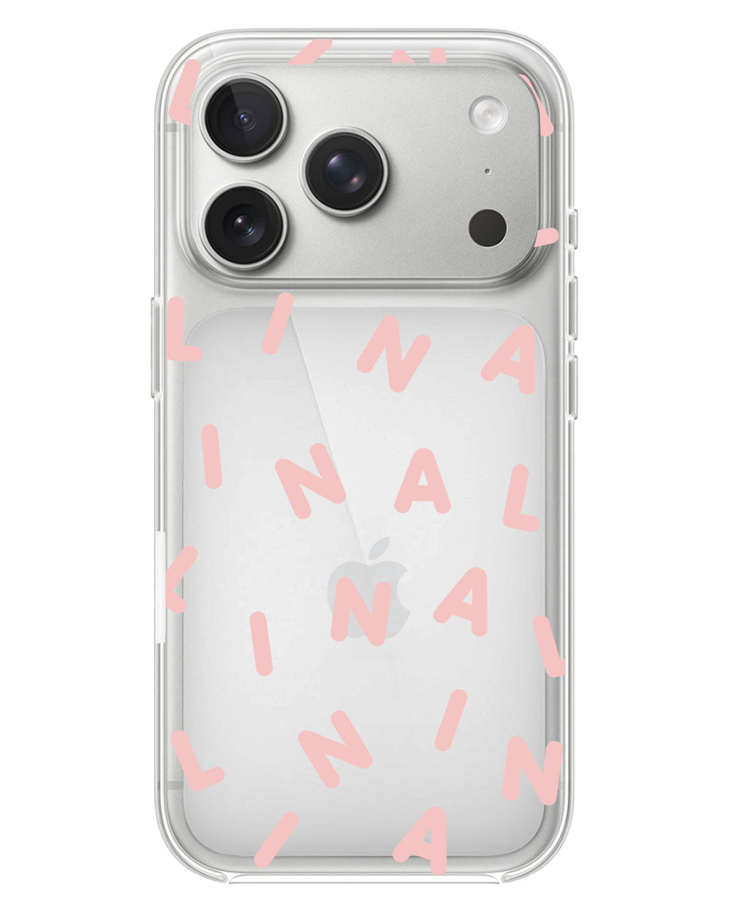 iPhone Rearguard Hybrid - CUSTOM MONOGRAM 2.0 Rosewater